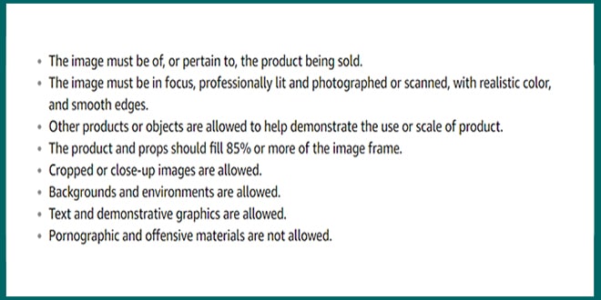 Other amazon image Guidelines