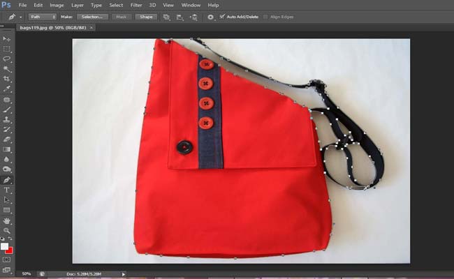 clipping path selection