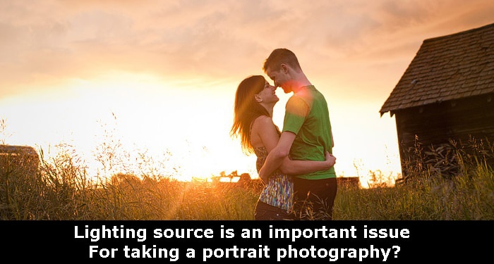 Lighting is crucial for portrait photography