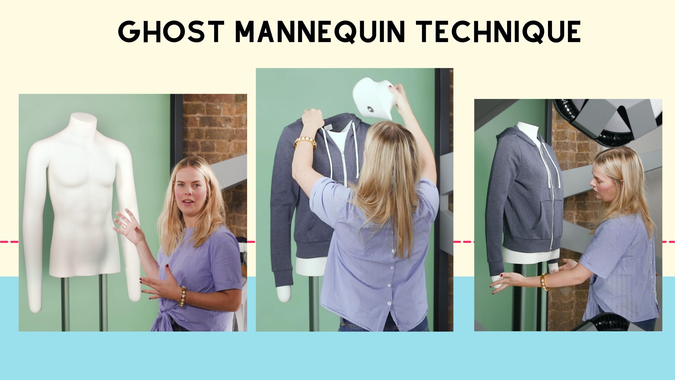Ghost mannequin technique