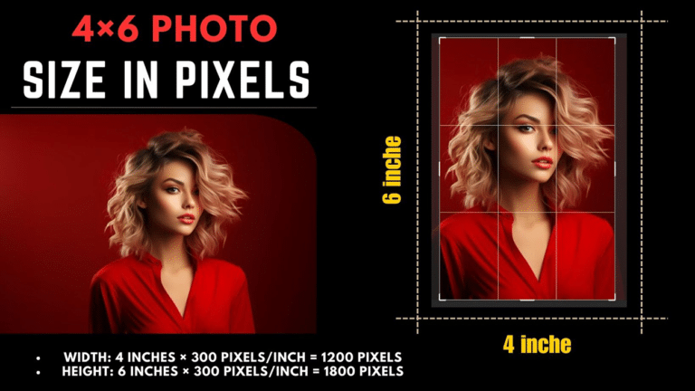 How big is a 4×6 photo | In different units