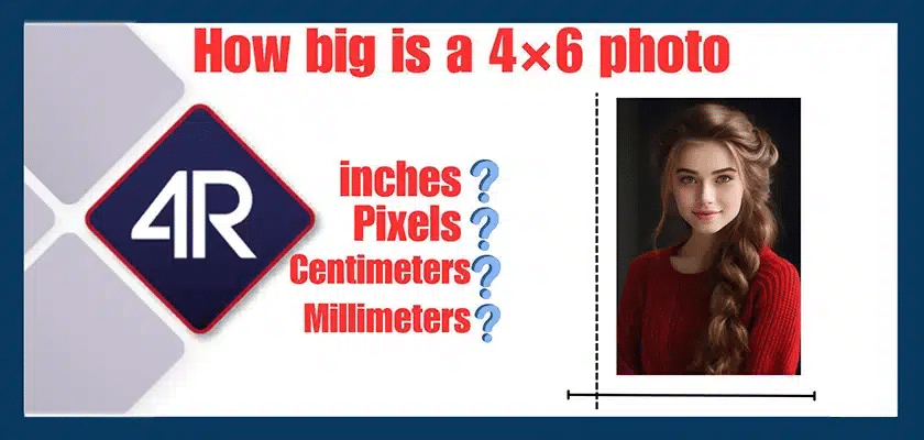 How big is a 4x6 photo