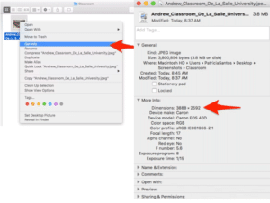 Image Resolution in Mac