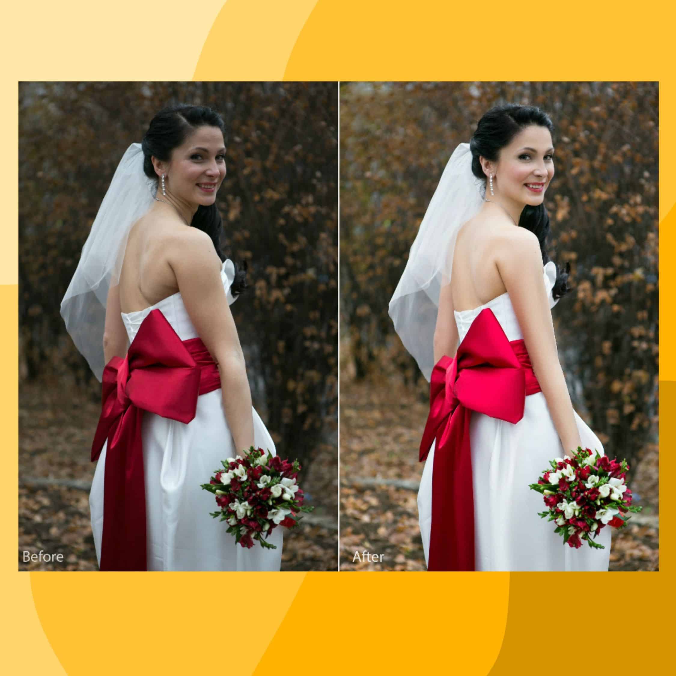 Professional wedding photo retouching Services